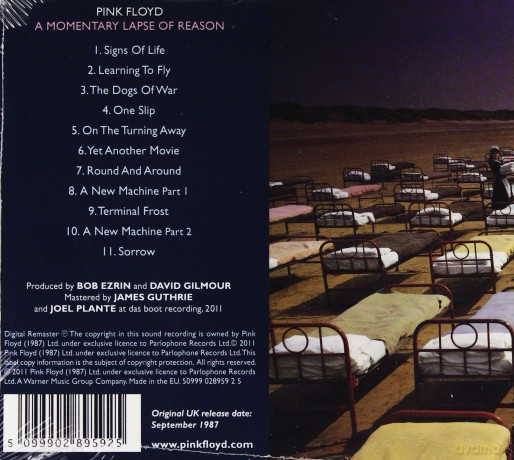 Pink Floyd: A Momentary Lapse Of Reason (digipack) [CD]