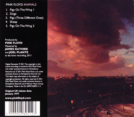 Pink Floyd: Animals (2011) (ecopack) [CD]