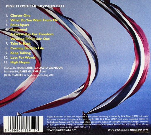Pink Floyd: Division Bell (2011) (ecopack) [CD]