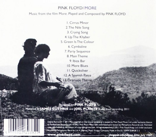 Pink Floyd: More (2011) (Remastered) [CD]
