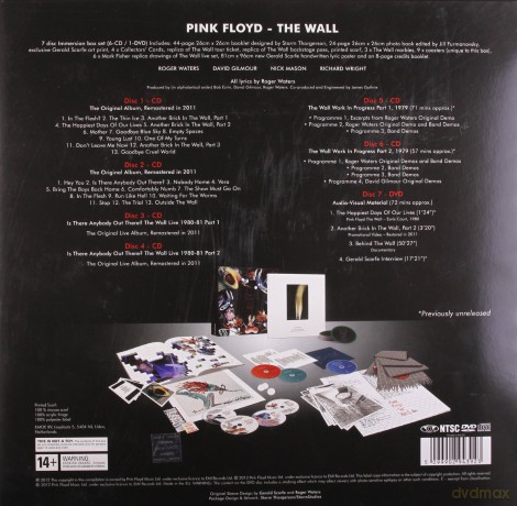 Pink Floyd: The Wall (2011) - Immersion Boxset [6CD]+[DVD]