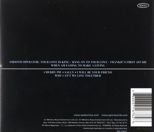 Sade: Diamond Life [CD]
