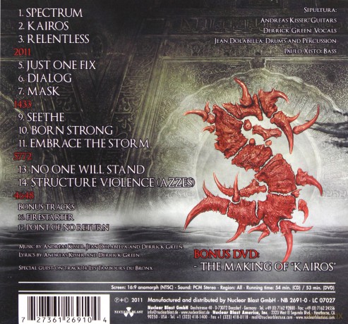 Sepultura: Kairos (digipack) [CD]+[DVD]