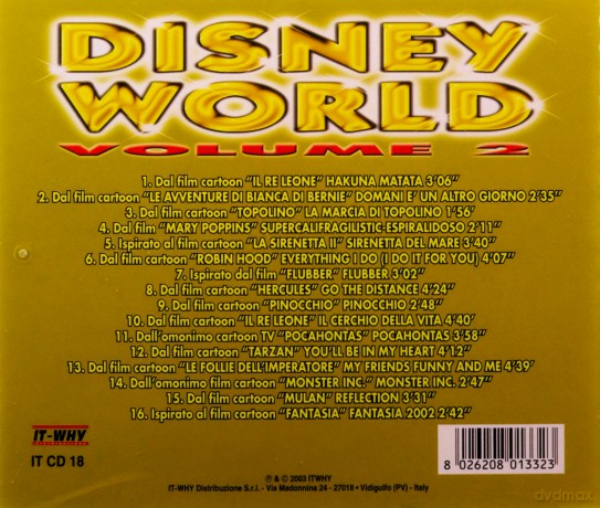 Disney World Volume 2 [CD]