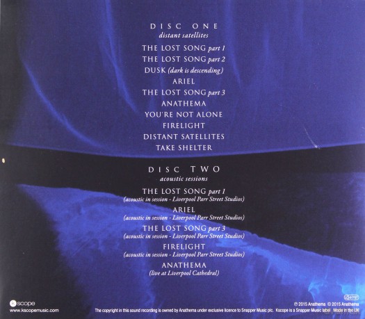 Anathema: Distant Satellites (Tour Edition) [2CD]
