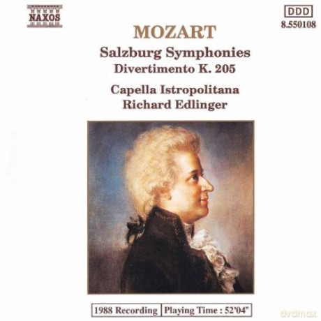 Wolfgang Amadeus Mozart: Divertimento K 136, K 137, K 138, K [CD]