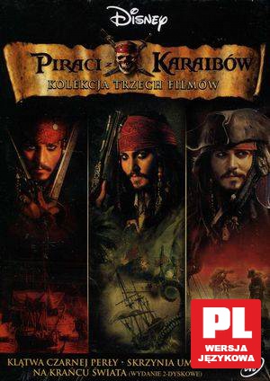 Piraci z Karaibów Trylogia: Klątwa czarnej perły / Skrzynia umarlaka / Na krańcu świata edycja specjalna [BOX] [6DVD]