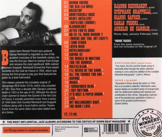 Django Reinhardt: Django Reinhardt - Djangology -Bonus Tr- [CD]