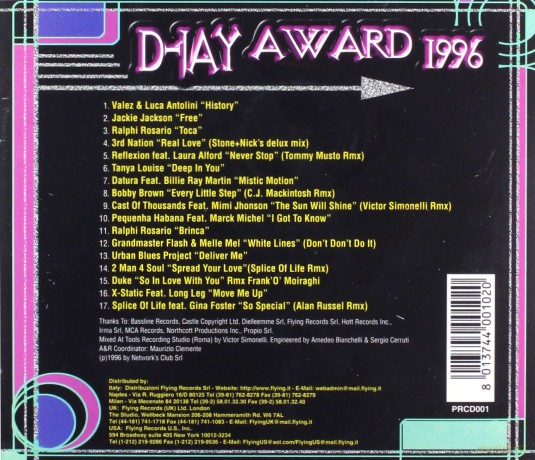 D-Jay Award 1996 - Mixed By Victor Simonelli [CD]