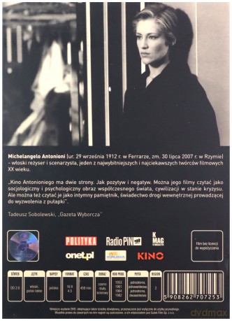 Kolekcja Michelangelo Antonioni 2 [BOX] [4DVD]