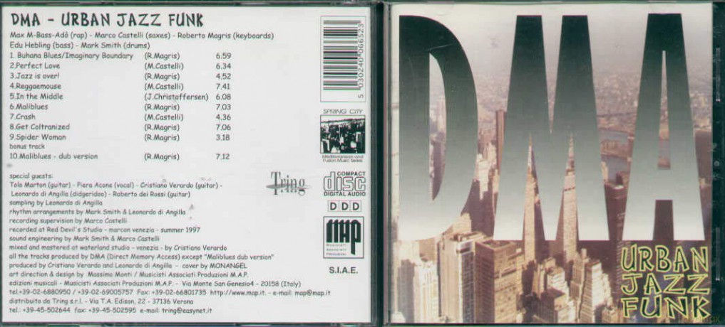 Dma Urban Jazz Funk: Dma Urban Jazz Funk [CD]