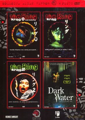 Asian Terror Kolekcja: Krąg / Krąg 2 / Krąg 0. Narodziny / Dark Water [BOX] [4DVD]