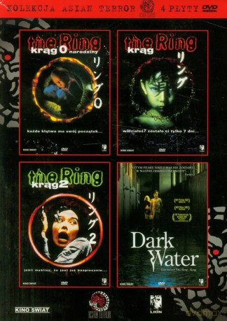 Asian Terror Kolekcja: Krąg / Krąg 2 / Krąg 0. Narodziny / Dark Water [BOX] [4DVD]