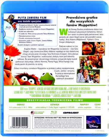 Muppety (2011) (Disney) [Blu-Ray]