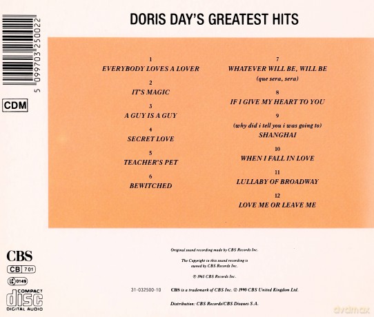 Doris Day: Doris Day's Grst Hits [CD]