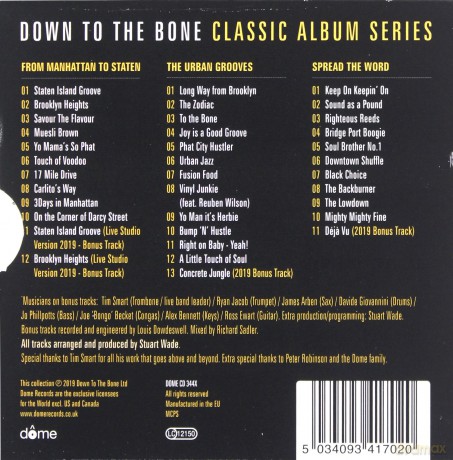 Classic Album Series: Down To The Bone [CD]