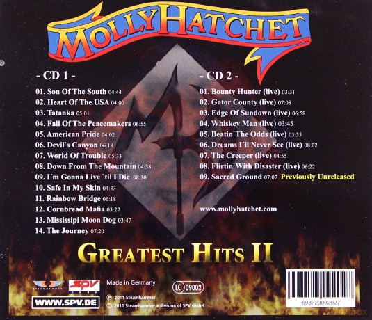 Molly Hatchet: Greatest Hits II [2CD]