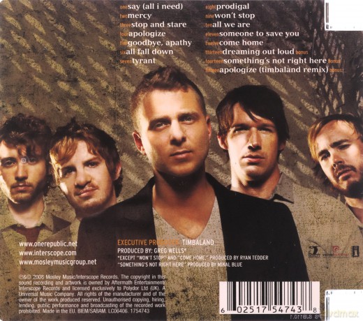 Onerepublic: Dreaming Out Loud [CD]