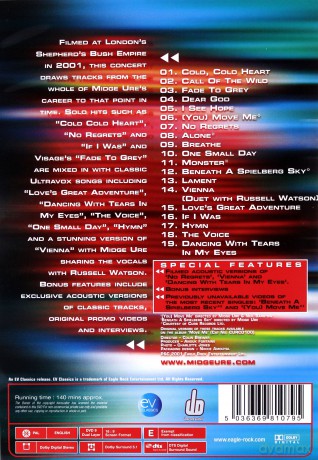Midge Ure: Rewind The Greatest Hits Tour [DVD]