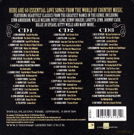 Country Love Songs [3CD]