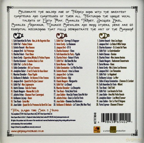 Chanson The Essential French Cafe Selection [3CD]