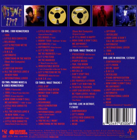 Prince: 1999 [5CD]+[DVD]