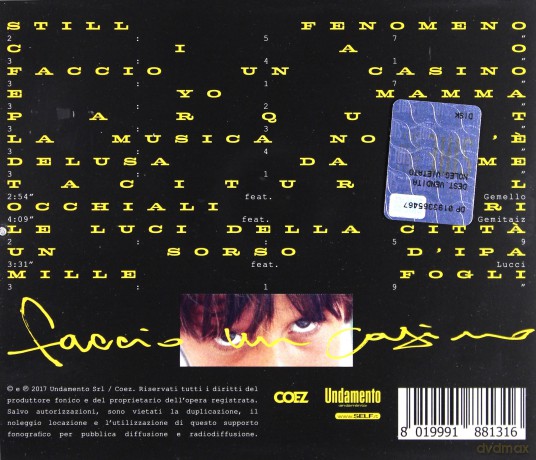 Coez: Faccio Un Casino [CD]