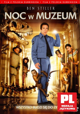 Noc w muzeum (okładka 3D) [DVD]