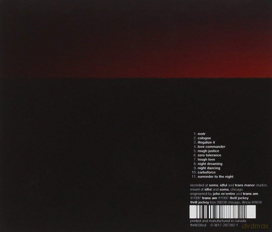 Trans Am: Surrender To The Night [CD]