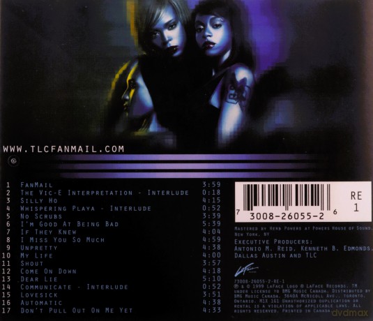 Tlc: Fanmail [CD]