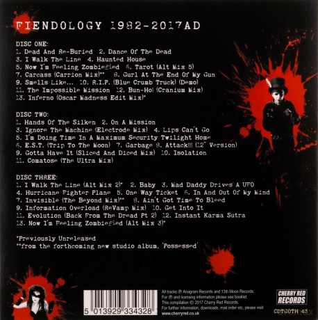 Alien Sex Fiend: Fiendology - A 35 Year Trip Through Fiendish History: 198202 [3CD]
