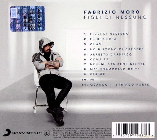 Fabrizio Moro: Figli Di Nessuno [CD]
