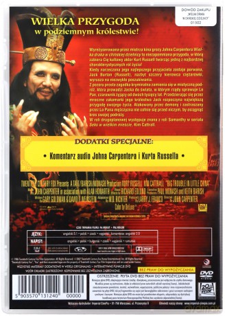 Wielka draka w Chińskiej dzielnicy (wydanie specjalne) [DVD]