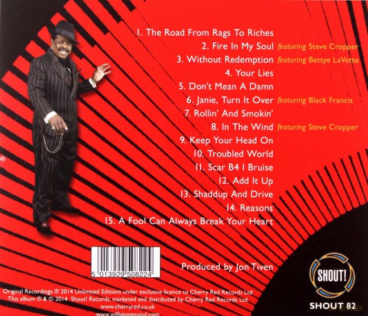 Willie Jones: Fire In My Soul [CD]