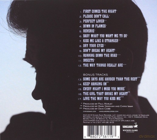 Chris Isaak: First Comes the Night [CD]