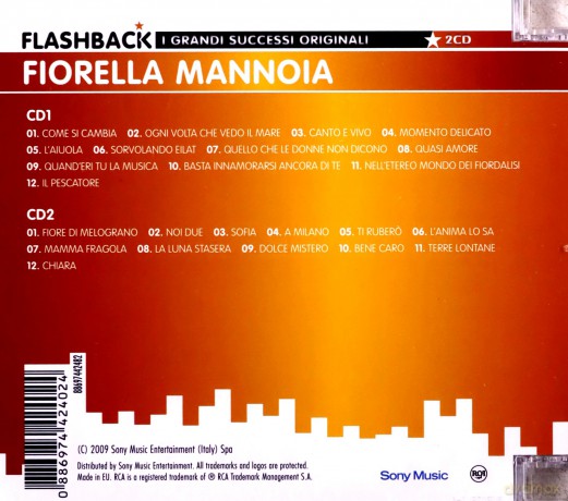 Fiorella Mannoia: Flashback - I Grandi Successi Originali [2CD]