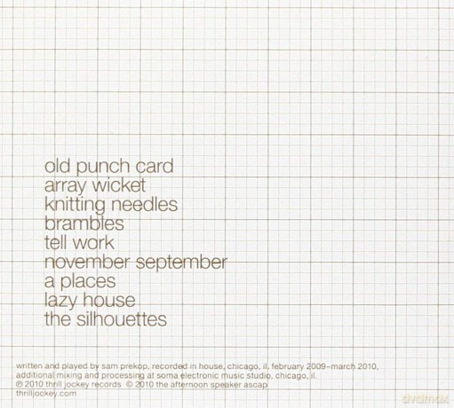 Sam Prekop: Old Punch Card [CD]