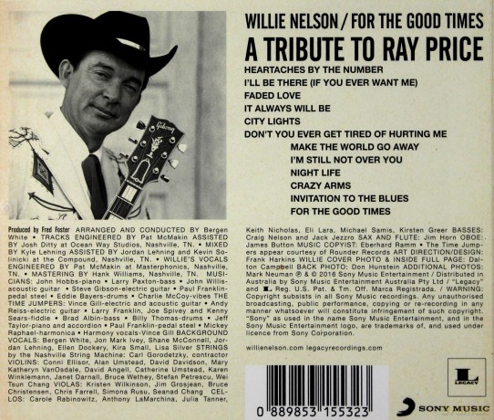 Willie Nelson: For The Good Times: A Tribute [CD]