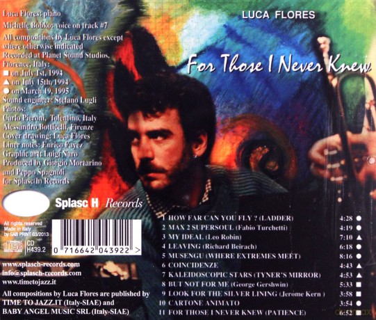 Luca Flores: For Those I Never Knew [CD]