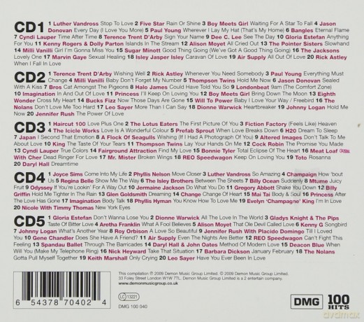 100 Hits - 80`s Love [5CD]