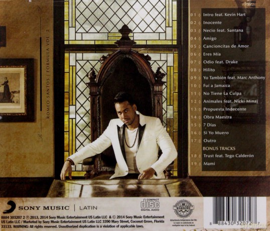 Romeo Santos: Formula 2 [CD]