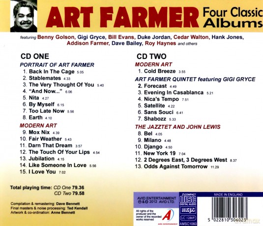 Art Farmer: Four Classic Albums [2CD]