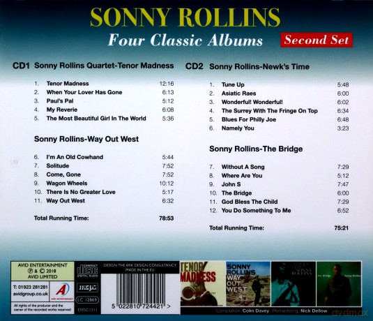 Sonny Rollins: Four Classic Albums [2CD]