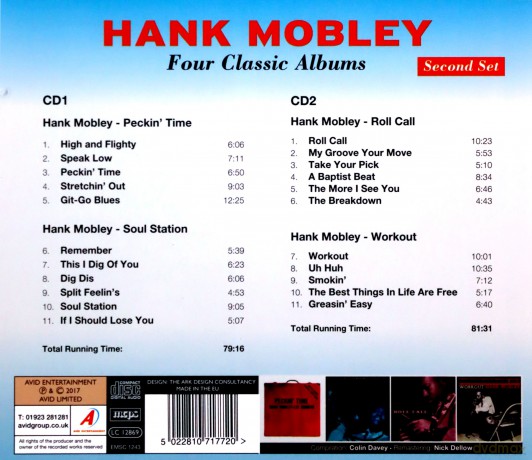Hank Mobley: Four Classic Albums [2CD]