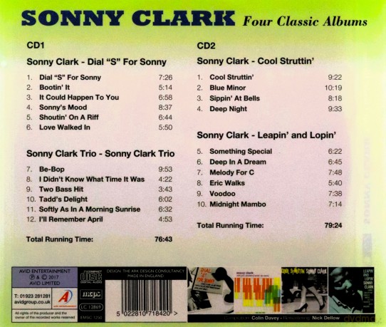 Sonny Clark: Four Classic Albums [2CD]