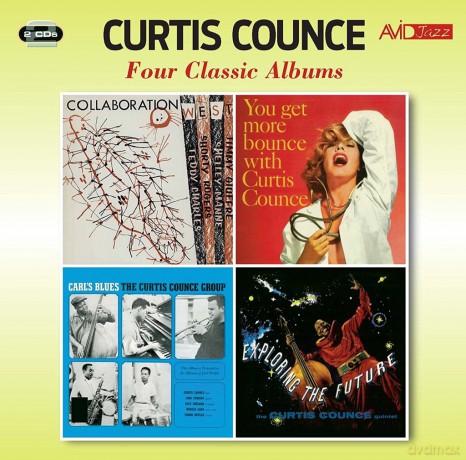 Curtis Counce: Four Classic Albums- Collaboration West/ You Get More Bounce With Curtis Counce/ Exploring The Future/ Carl's Blues [2CD]