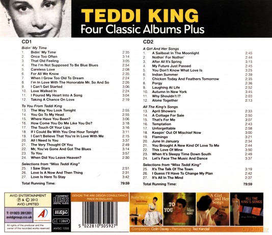 Teddi King: Four Classic Albums Plus [2CD]