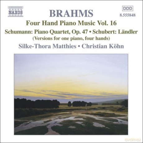 Johannes Brahms: Four Hand Piano Music 16 [CD]