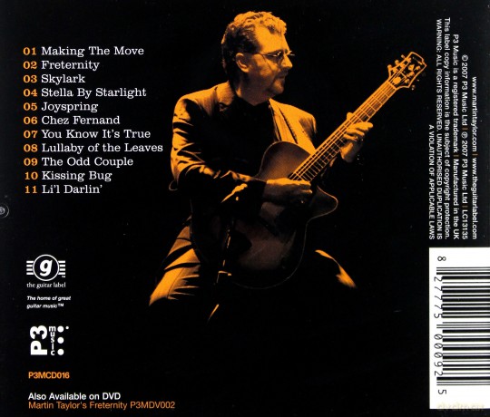 Martin Taylor: Freternity [CD]