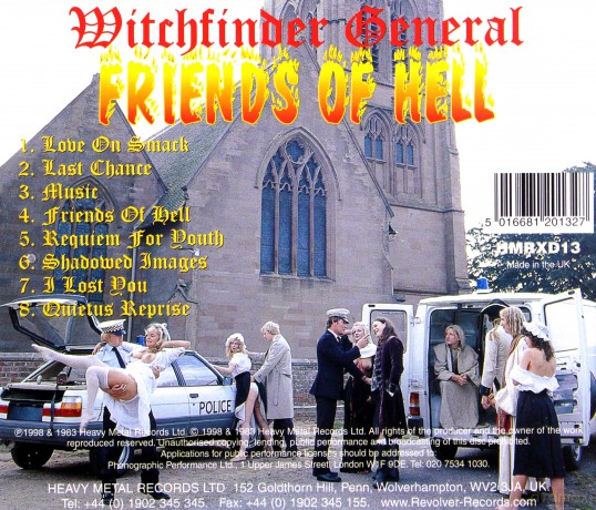 Witchfinder General: Friends of Hell [CD]